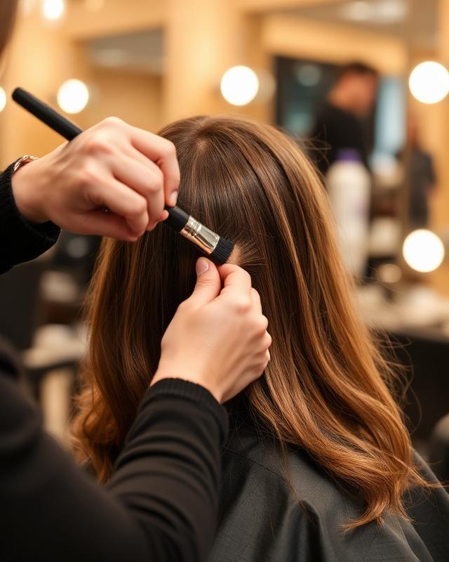 Hair coloring process