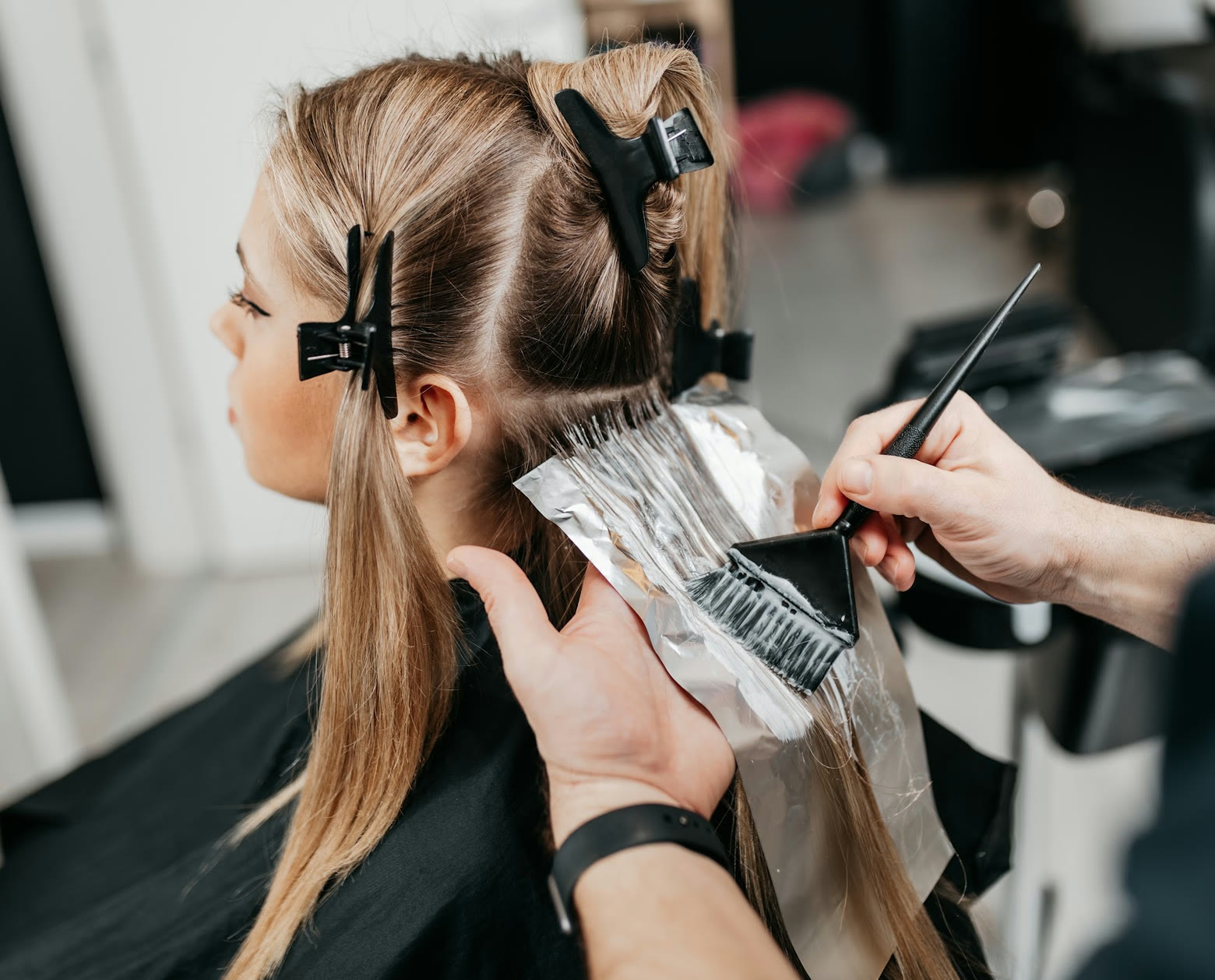 Foil highlighting and color application