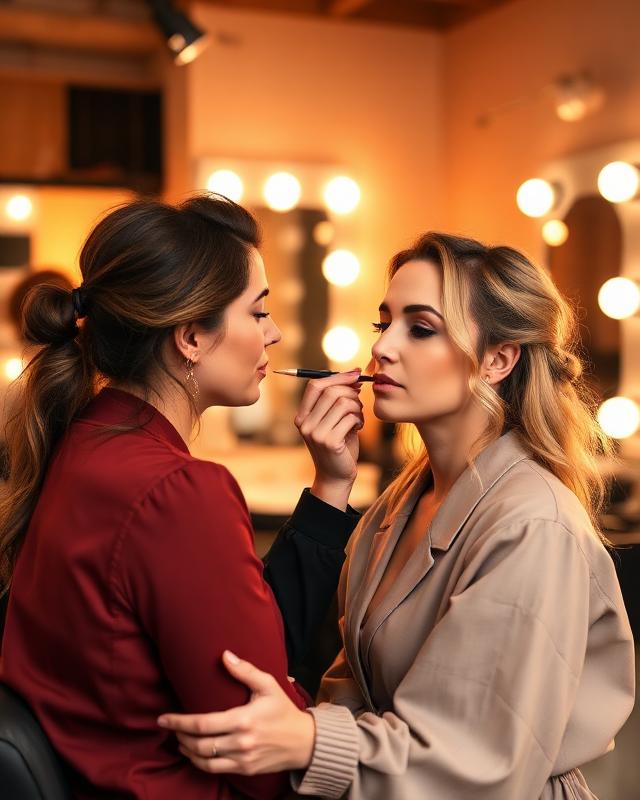 Makeup application
